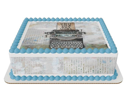 Write your Own Story Birthday Edible Icing Sheets- Assorted Image Cake Toppers-Frosting Sheets- Cookies- Cupcake Toppers
