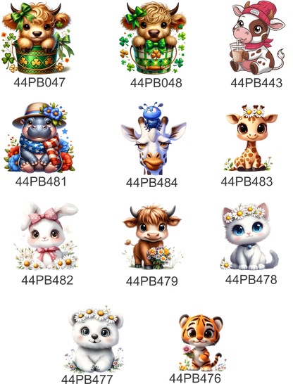 Poppie Badge Baby Animal POPs