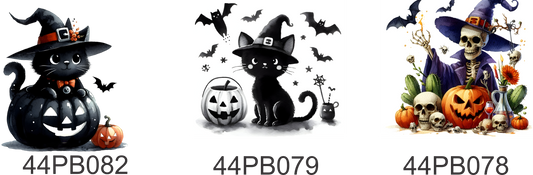 Poppie Badges -- POPS -- Black Cats