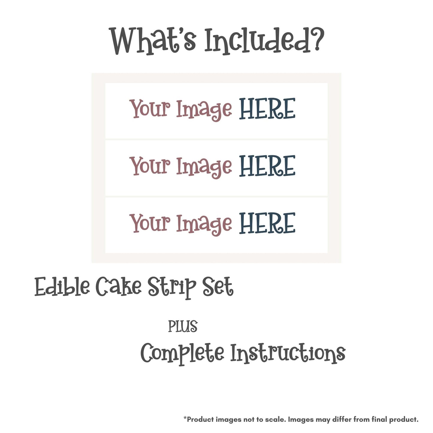 Create Your Own Edible Cake Strips