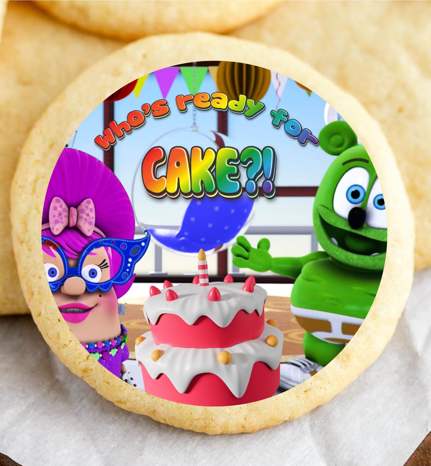 Gummibar and Friends® Cake Edible Cake Topper