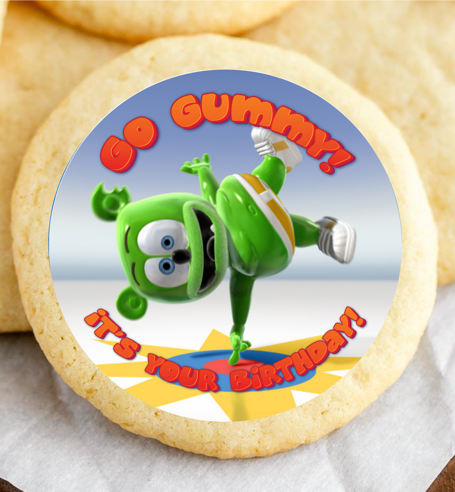 Gummibar and Friends® Go edible Cake Topper