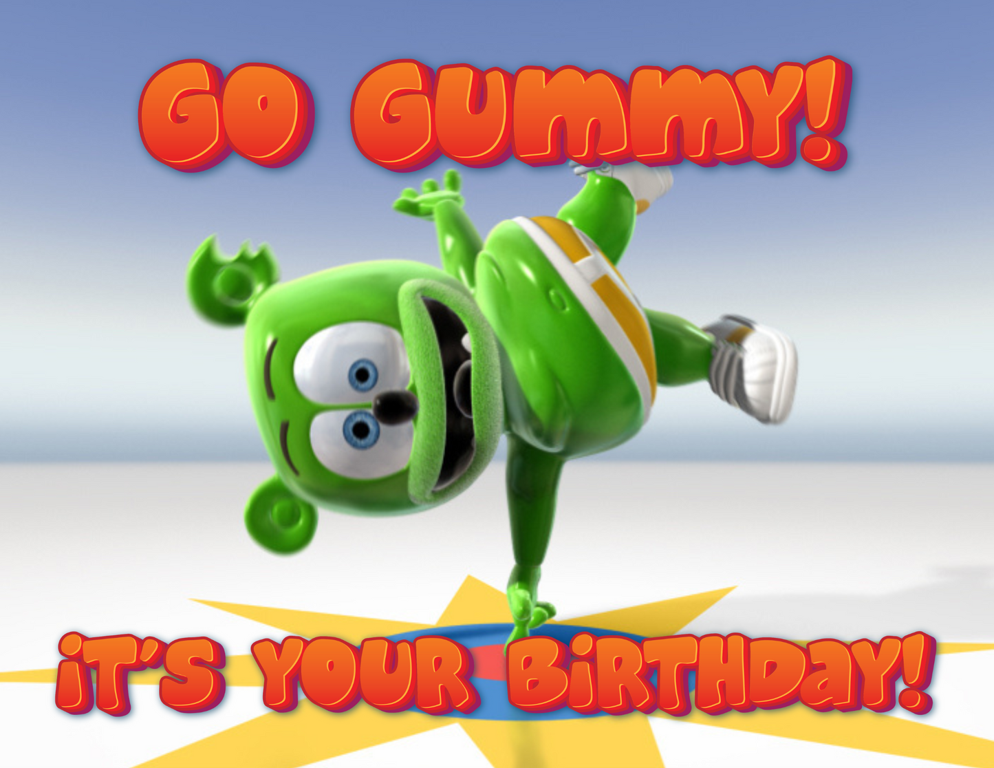 Gummibar and Friends® Go edible Cake Topper