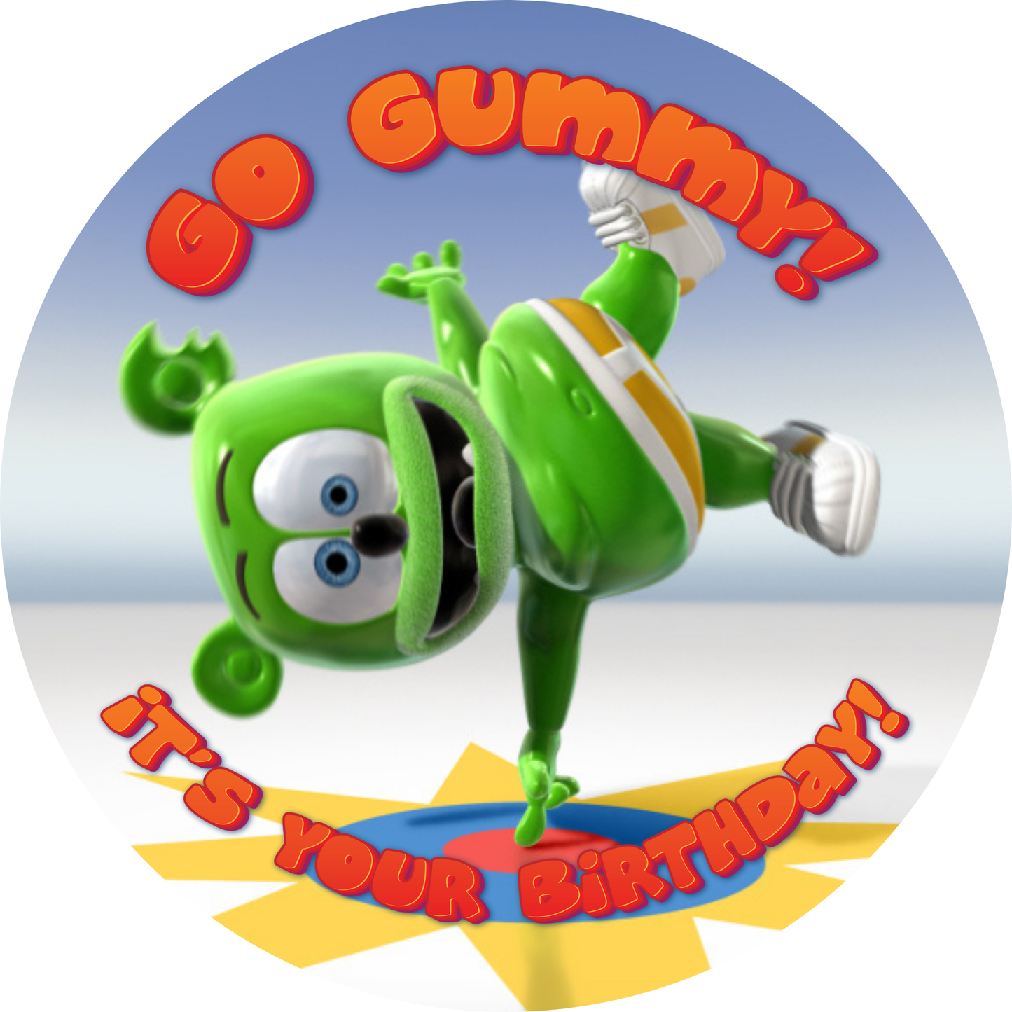 Gummibar and Friends® Go edible Cake Topper