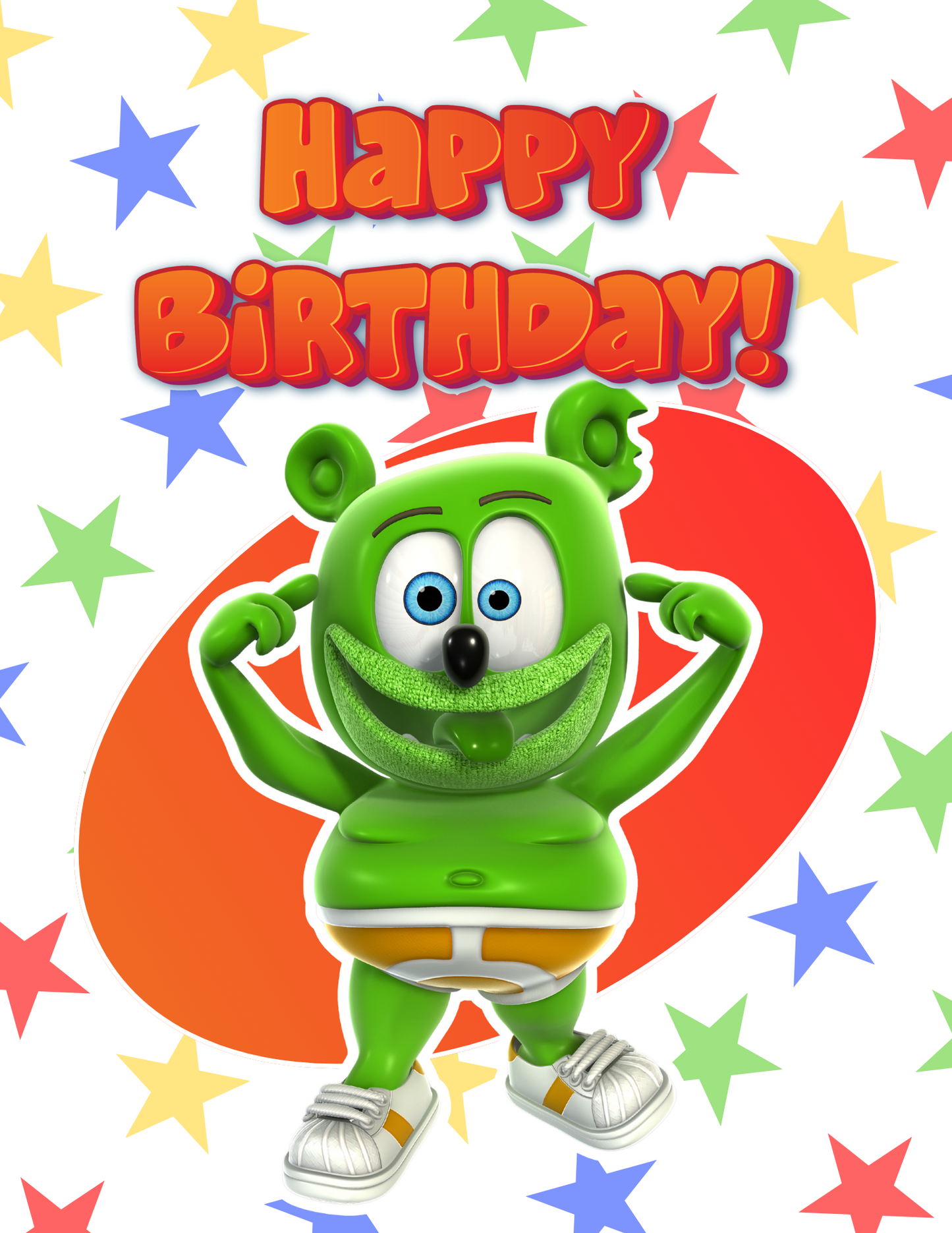 Gummibar and Friends® Stars Edible Cake Topper