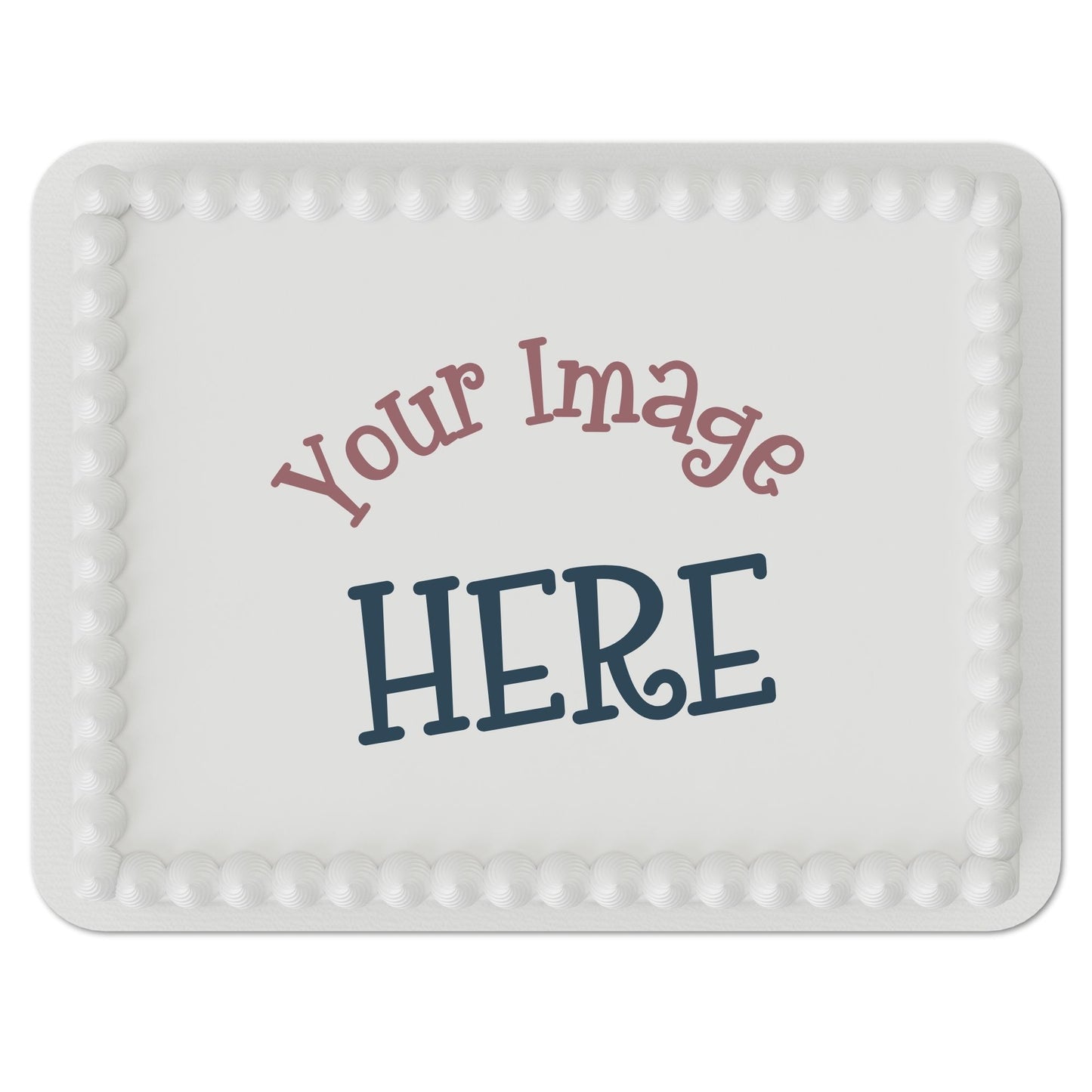 Create Your Own Edible Cake Topper - Horizontal Quarter Sheet