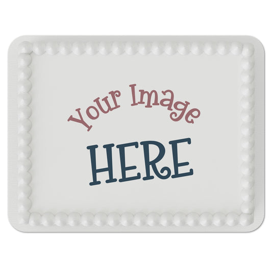 Create Your Own Edible Cake Topper - Horizontal Quarter Sheet