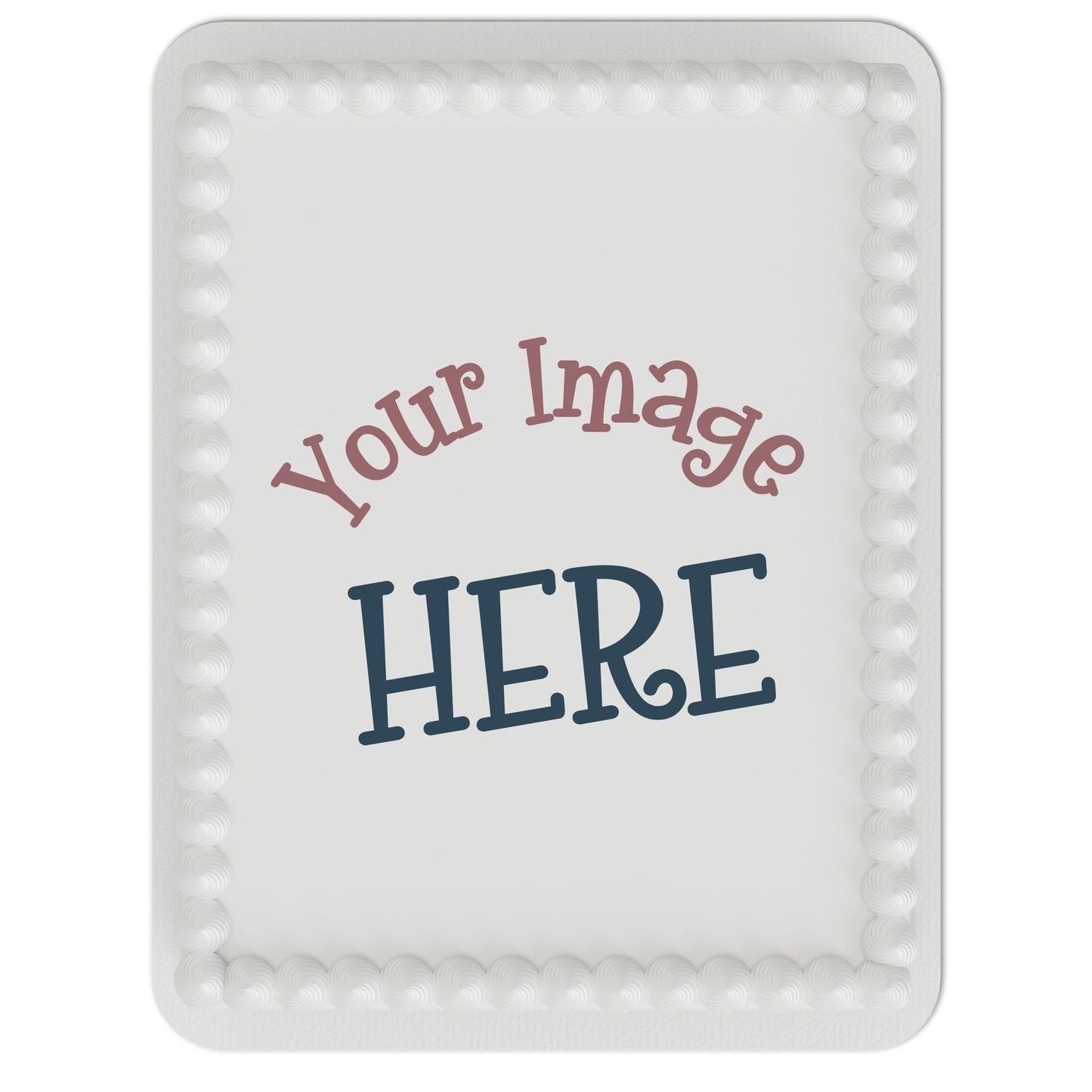 Create Your Own Edible Cake Topper - Vertical Quarter Sheet
