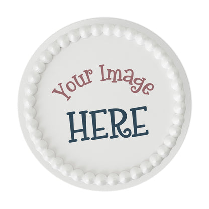 Create Your Own Edible Cake Topper - Round
