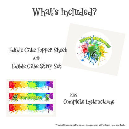 Gummibär and Friends® Splatter Round Cake Kit