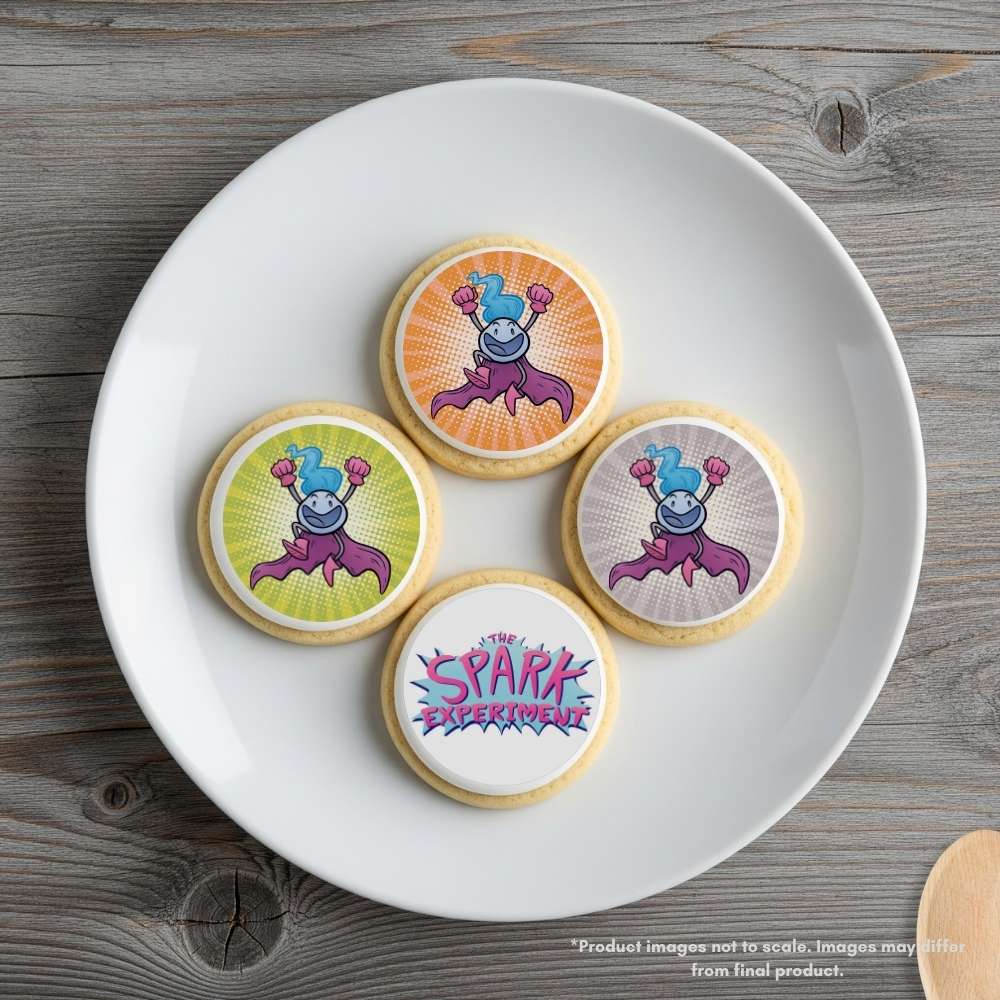 Spark Assorted Edible Cookie & Cupcake Toppers
