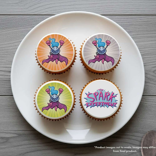 Spark Assorted Edible Cookie & Cupcake Toppers