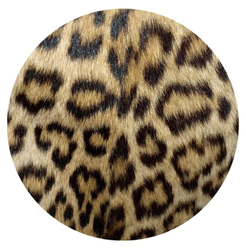 Leopard Spots Car Coasters, Ceramic Stone Drinks Coaster Set for Women Man 2.56" (2 Pack)