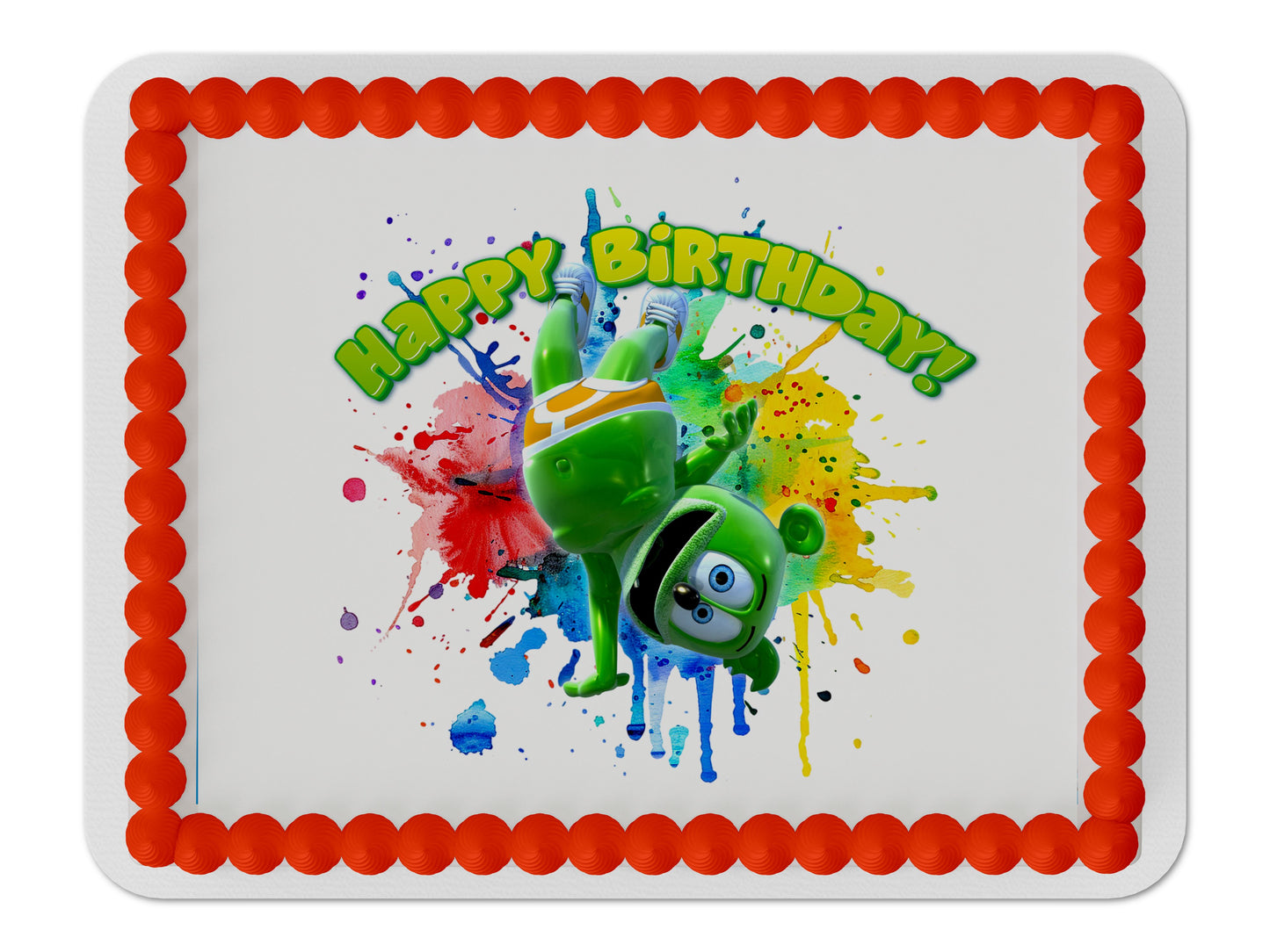 Gummibar and Friends® Break Dancing Edible Cake Topper