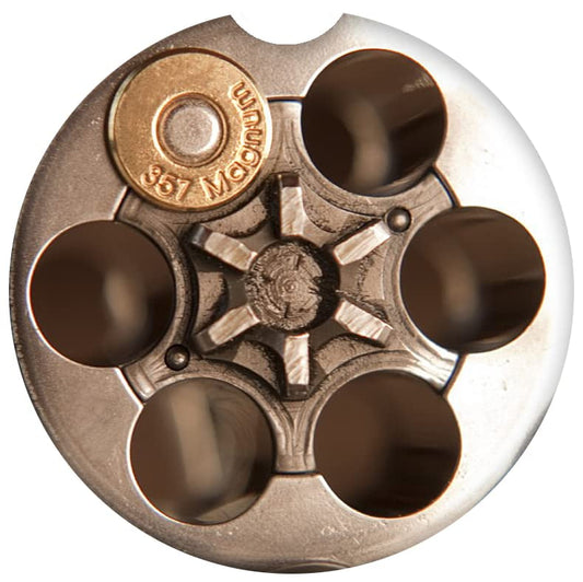 357 Chamber Ceramic Car Coaster Set 2.56" (2 Pack)