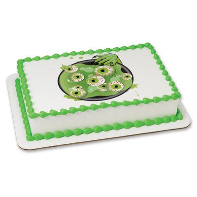 Halloween Edible Icing Image for 1/4 sheet cake