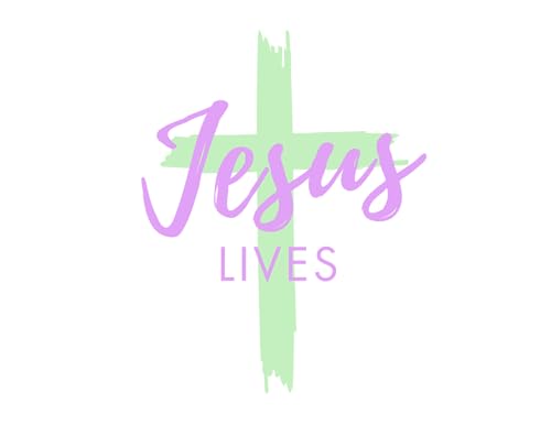 Jesus Lives Edible Icing Image for 1/4 sheet cake