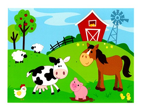 Farm Animals Edible Icing Image (6 inch Round)