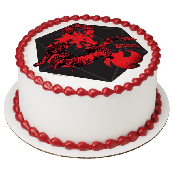 Dungeons & Dragons PhotoCake® Edible Cake Topper Icing Image for 8 inch round cake or larger
