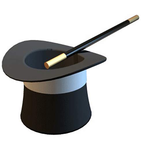 8" Round Cake - Magician Hat Magic Birthday - Edible Cake or Cupcake Topper - D20125
