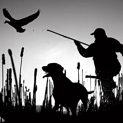 Duck Hunter with retriever dog #1 edible cake topper
