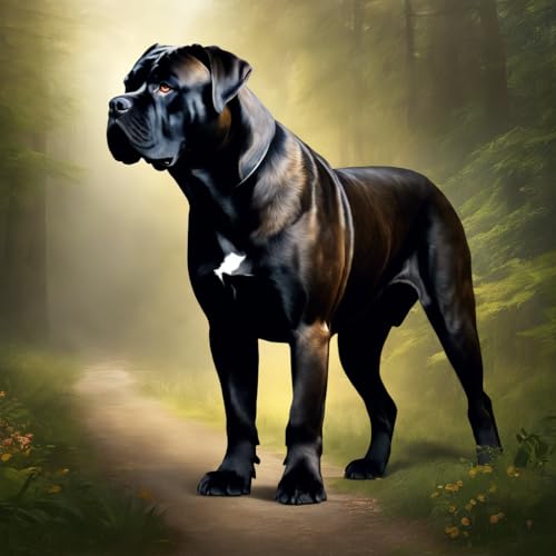 A majestic Cane Corso dog Edible Icing Sheet- Assorted Image Cake Toppers-Frosting Sheets- Cookies- Cupcake Toppers for 1/4 Sheet Cake or Larger