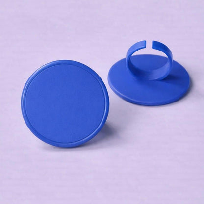 Blank Cupcake Topper Rings – 1.5” Round Cupcake Picks – DIY Image Holders – Custom Cupcake Decorations – Bakery Supplies