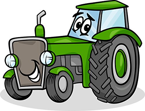 Tractor Edible Icing Image for 1/4 sheet cake