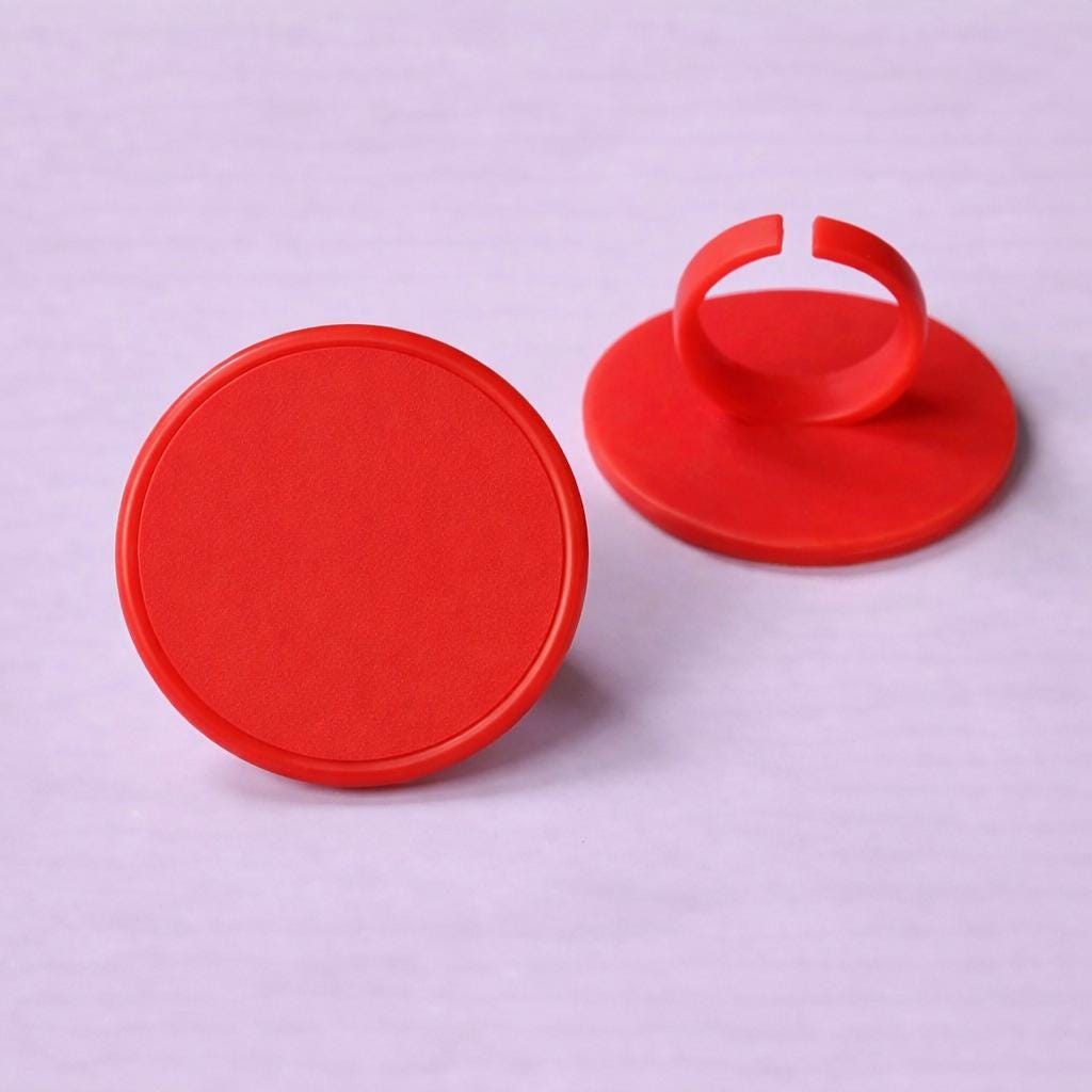 Blank Cupcake Topper Rings – 1.5” Round Cupcake Picks – DIY Image Holders – Custom Cupcake Decorations – Bakery Supplies