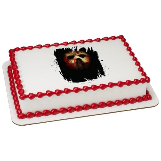 Friday the 13th PhotoCake® Edible Cake Topper Icing Image for 1/4 Sheet cake or larger