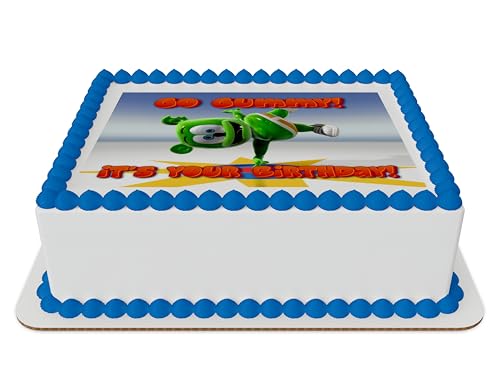 Gummibar and Friends® Go edible Cake Topper