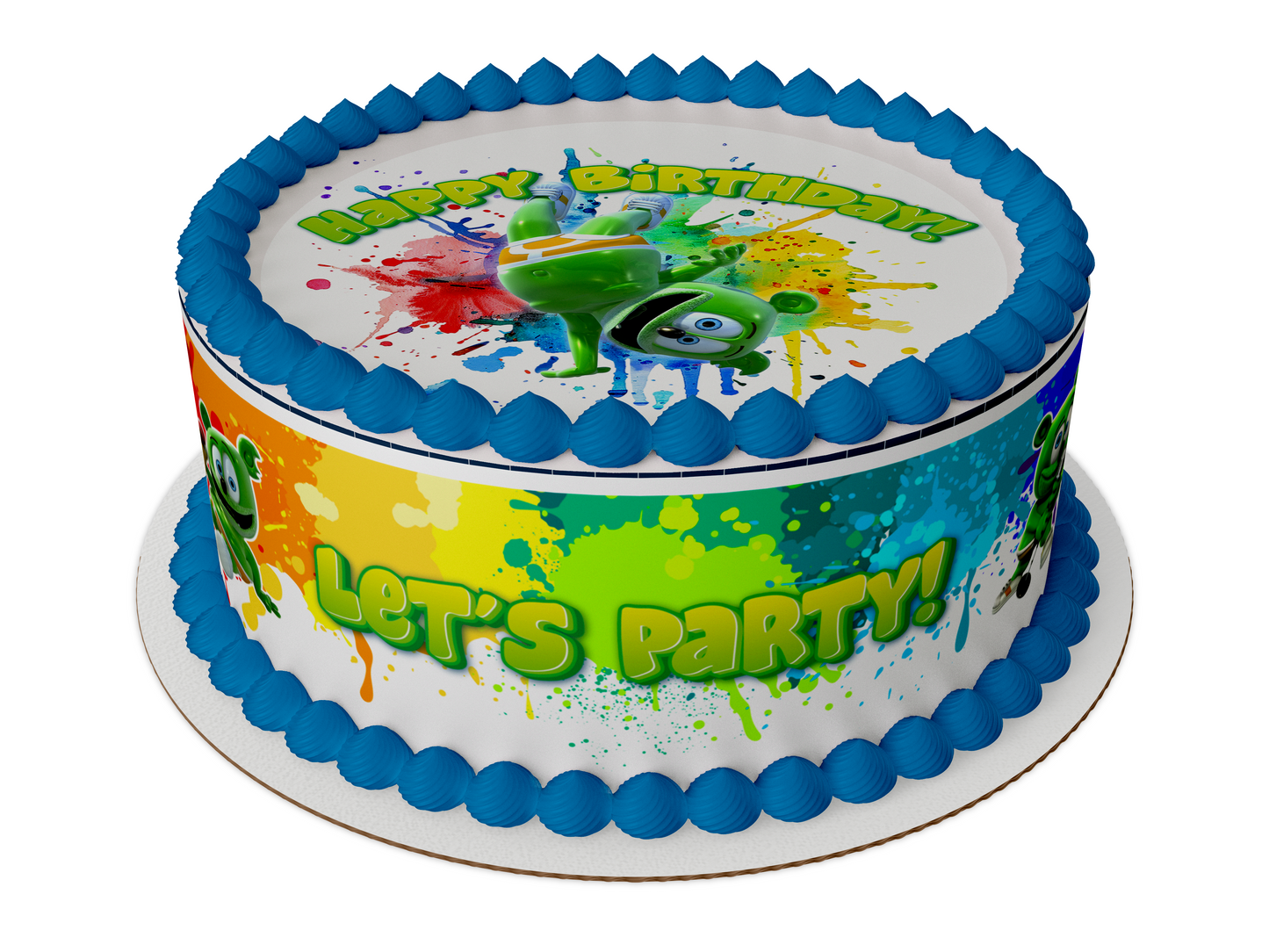 Gummibar and Friends® Splatter 8 Inch Round Kit with Strips