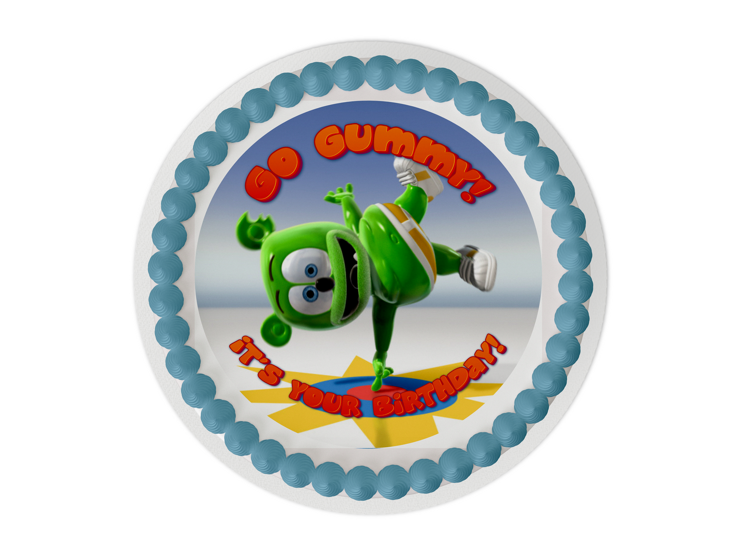 Gummibar and Friends® Go edible Cake Topper